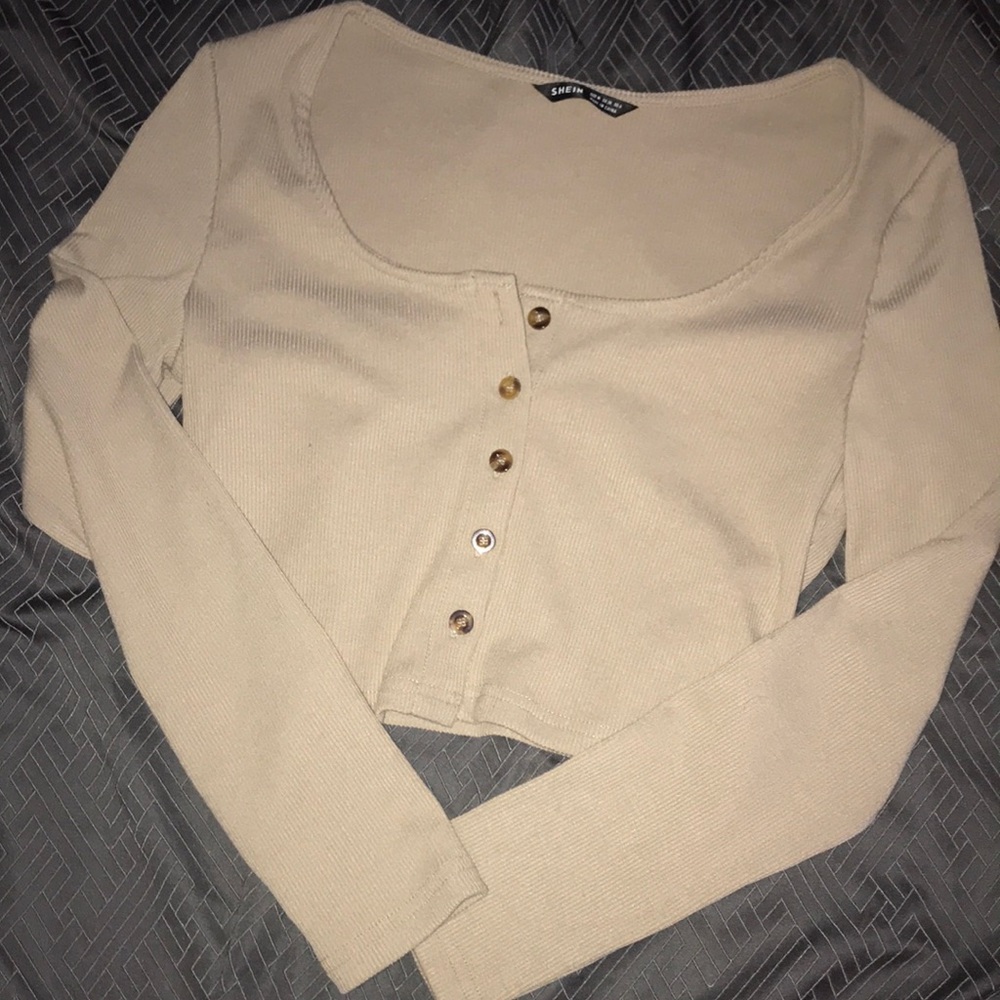 long sleeve crop top - Picture 1 of 3